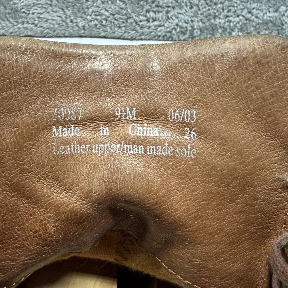 Clarks Active Mens US Size 9.5 Boots 30087 Tan Leather Dress Shoes
